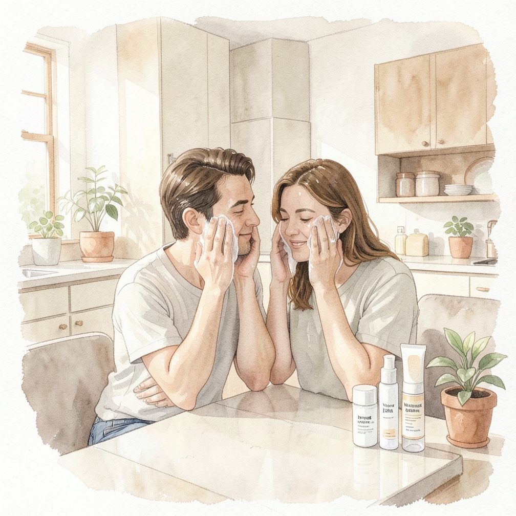 Aplicar un neutralizador post-peeling en la piel